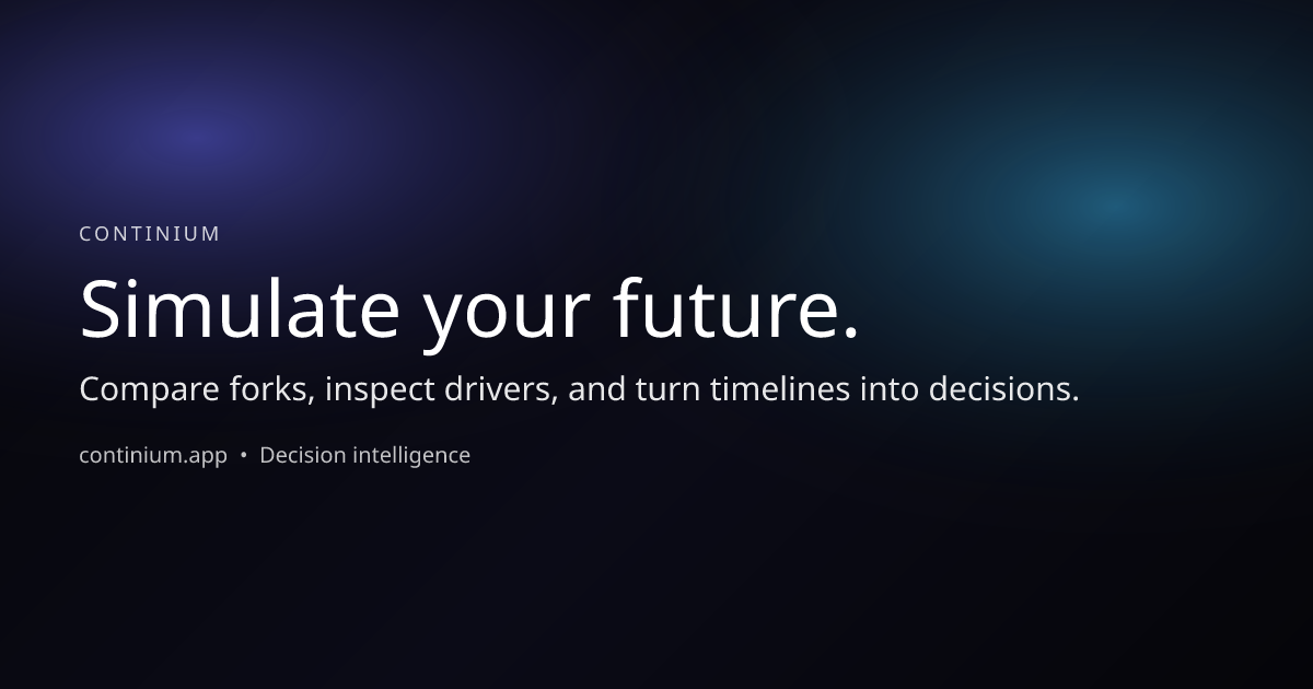 Continium - Screenshot 2 showing product features and functionality