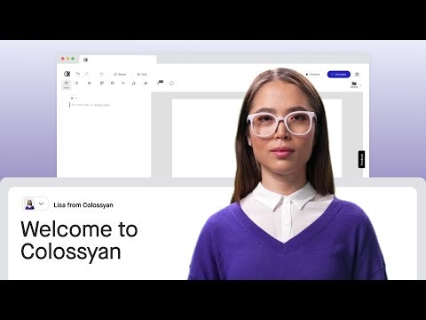 Colossyan Creator — screenshot 1 showing tool features and UI