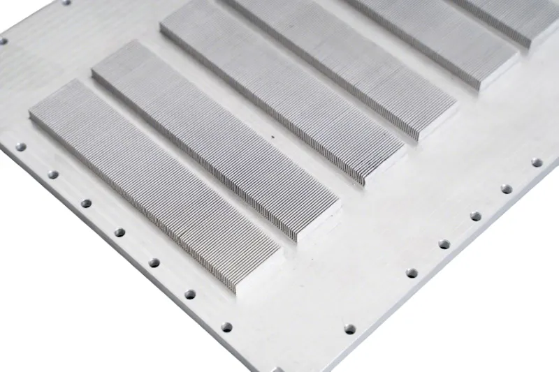 Aluminum Skived Fin Heat Sink Parts screenshot 1