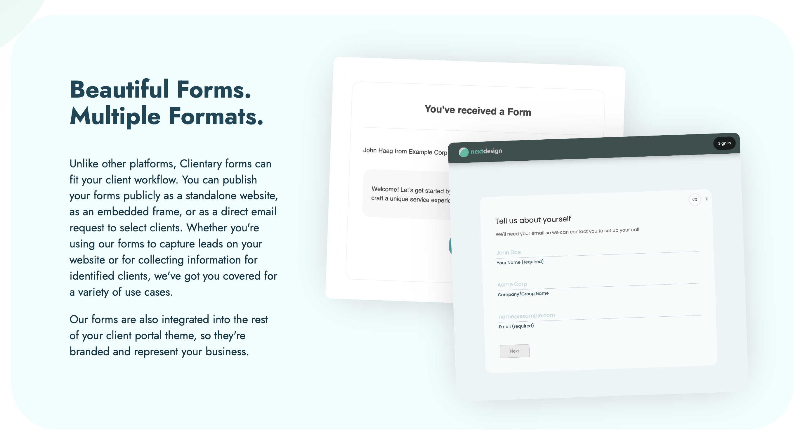 Forme clienti media 2