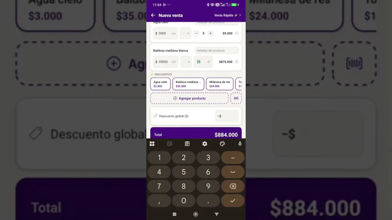 Ventas y Fiados - Deudi POS screenshot 1 (video preview)