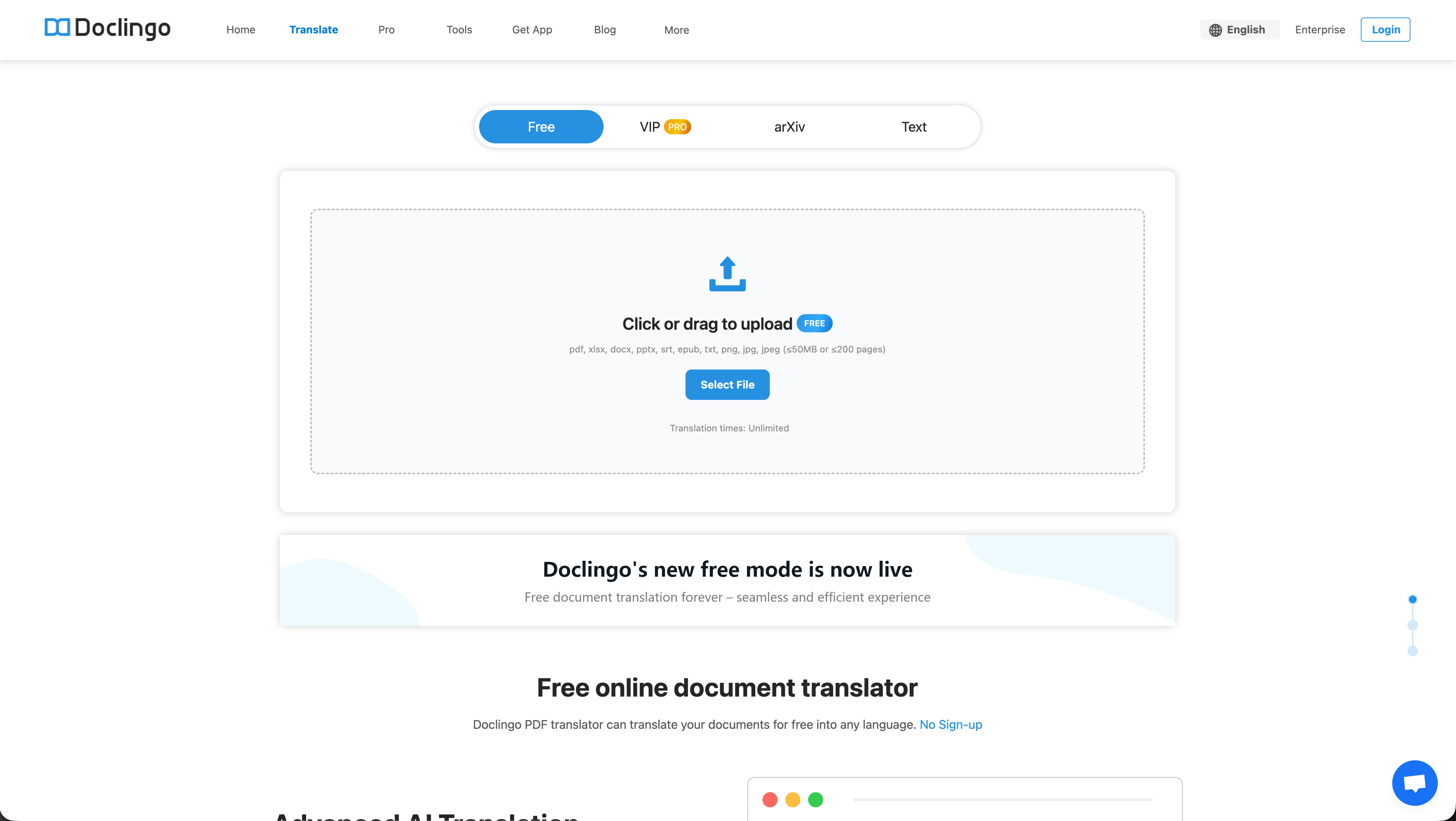 Doclingo - Screenshot 2 showing product features and functionality