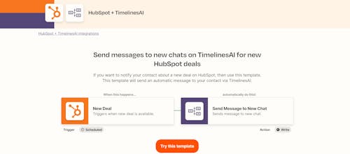 TimelinesAI Native Zapier Integration gallery image