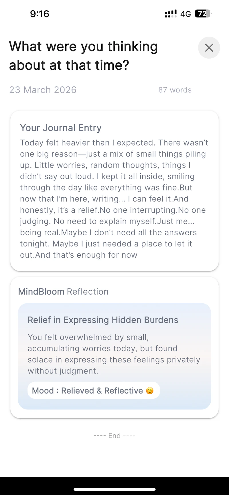 MindBloom: Smarter Journaling with AI screenshot 6
