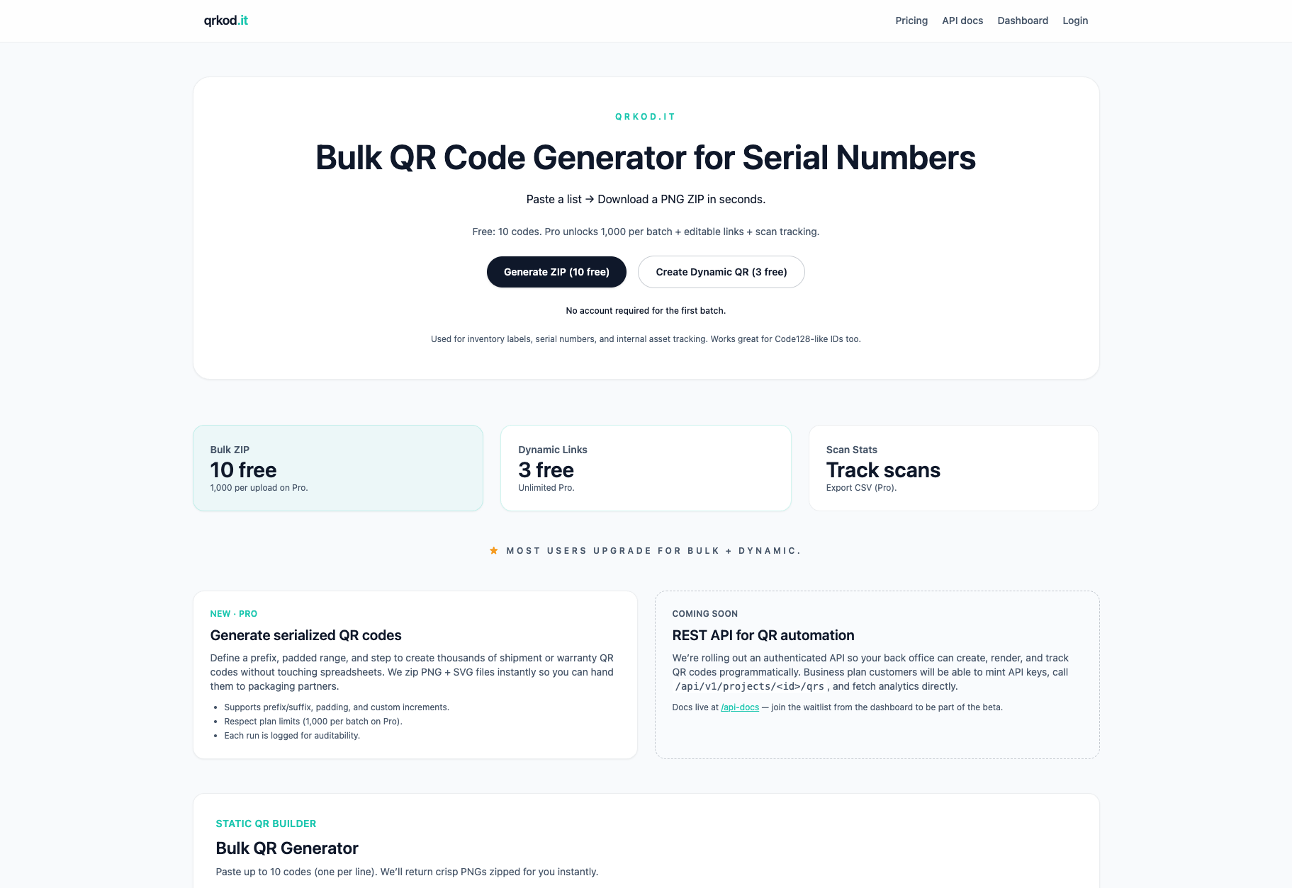 Building QR Routing Infrastructure gallery image