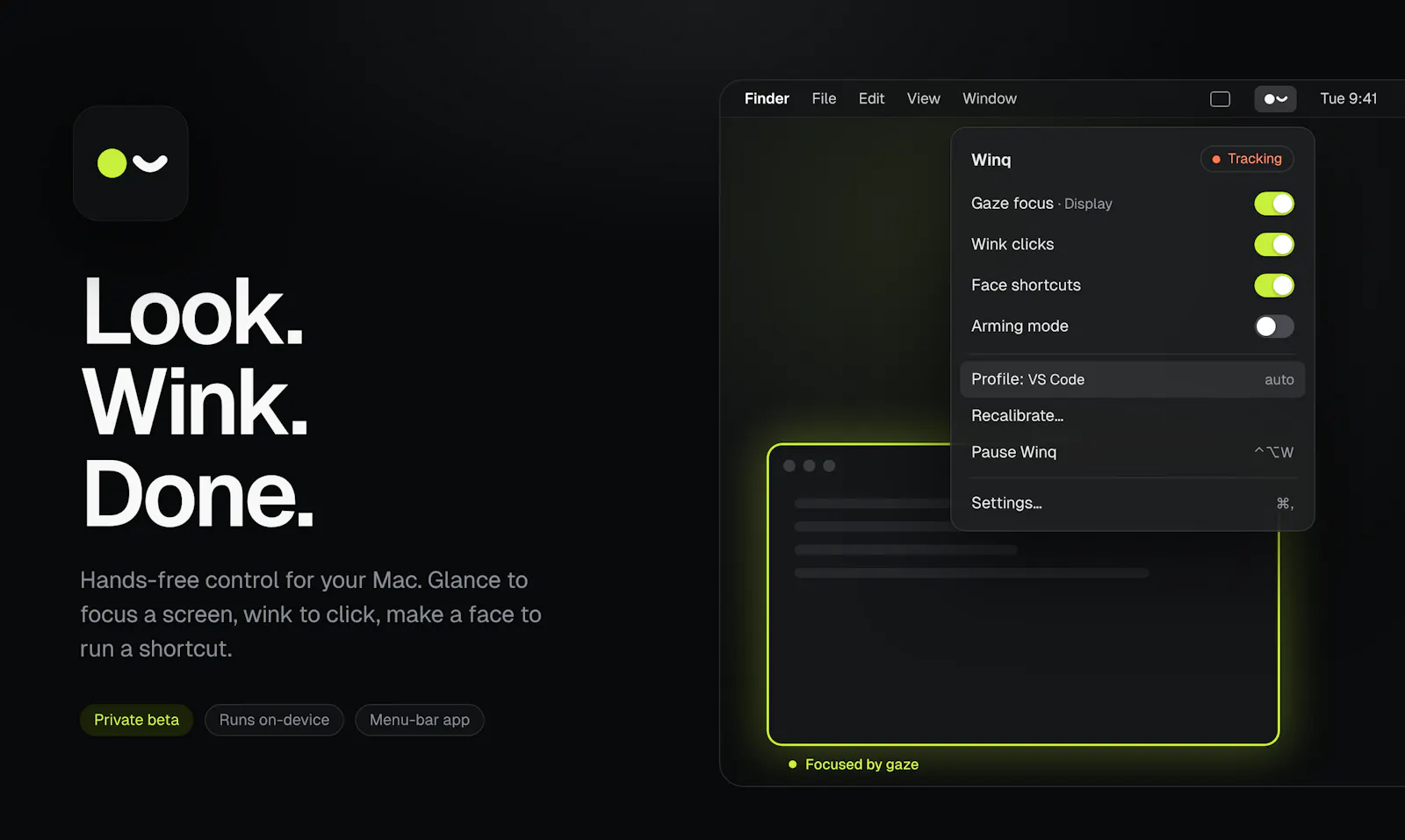 Winq screenshot 1