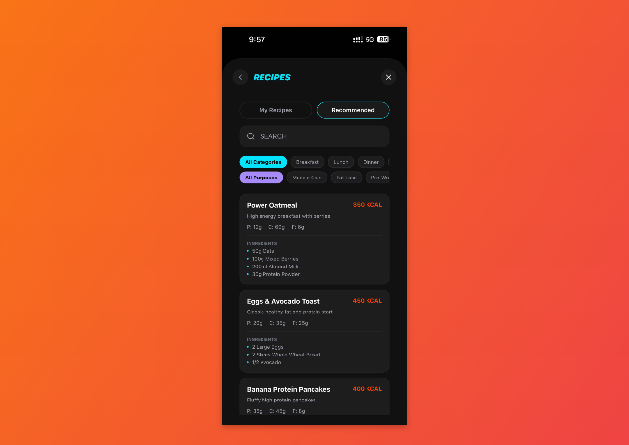 SprintFitness - Screenshot 4 showing product features and functionality