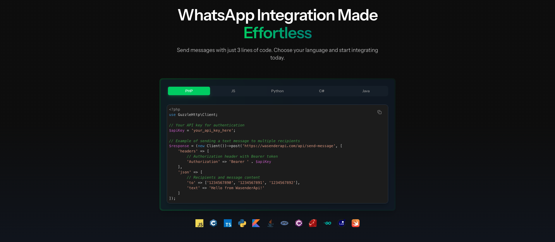 WhatsApp API for Developers Solution gallery image