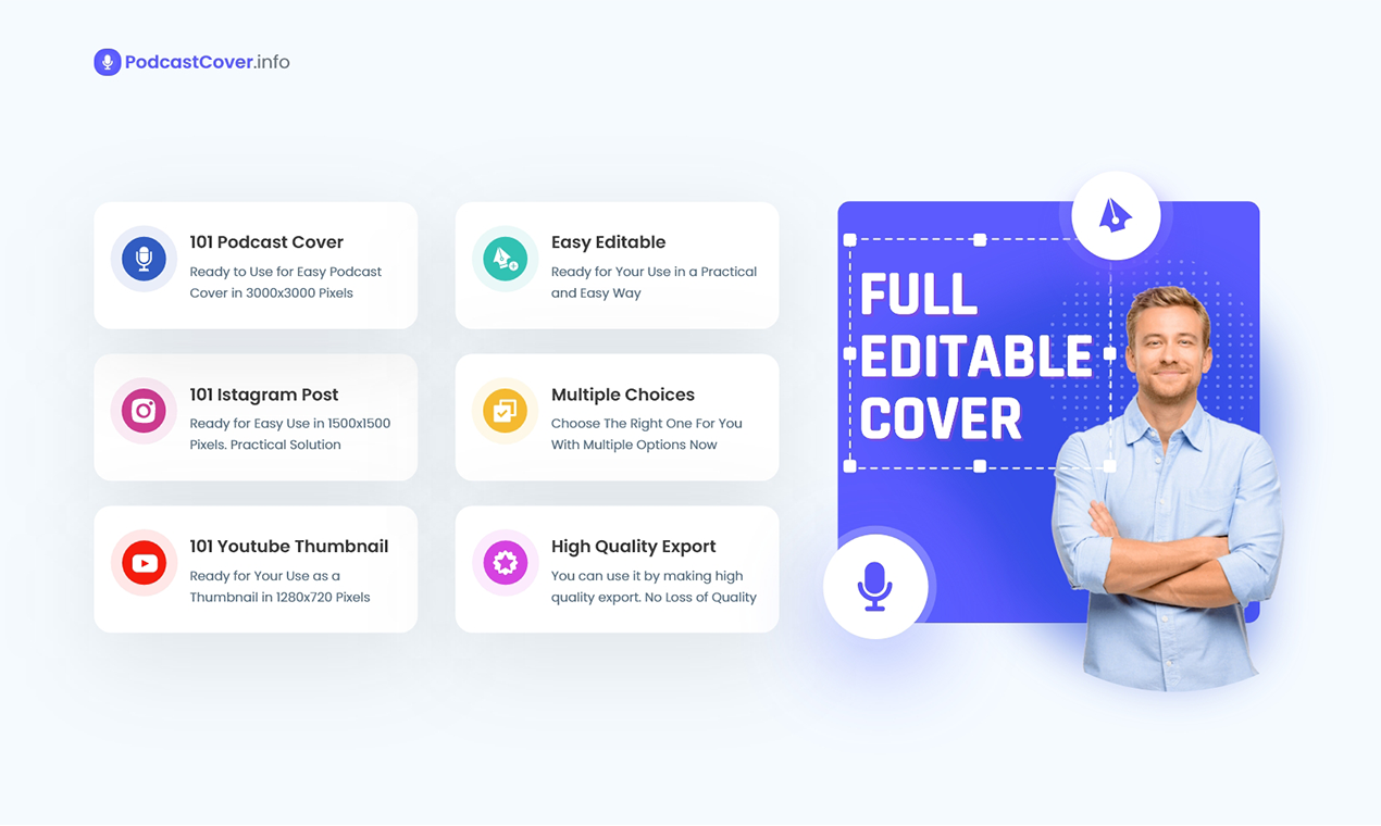 Podcast Cover Template gallery image