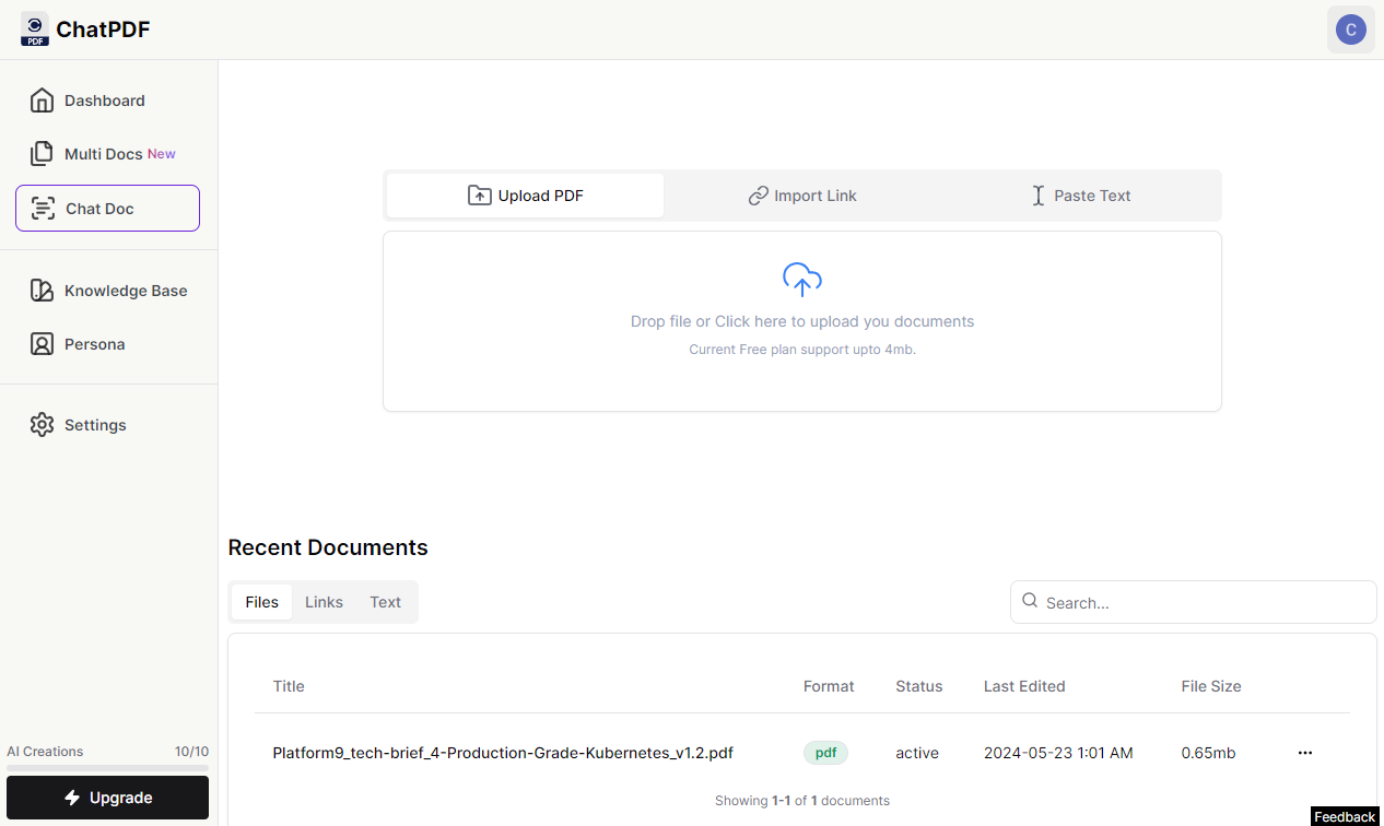 ChatPDF Today - Chat With Multi PDFs & Websites. Your voice your knowledge! media 2