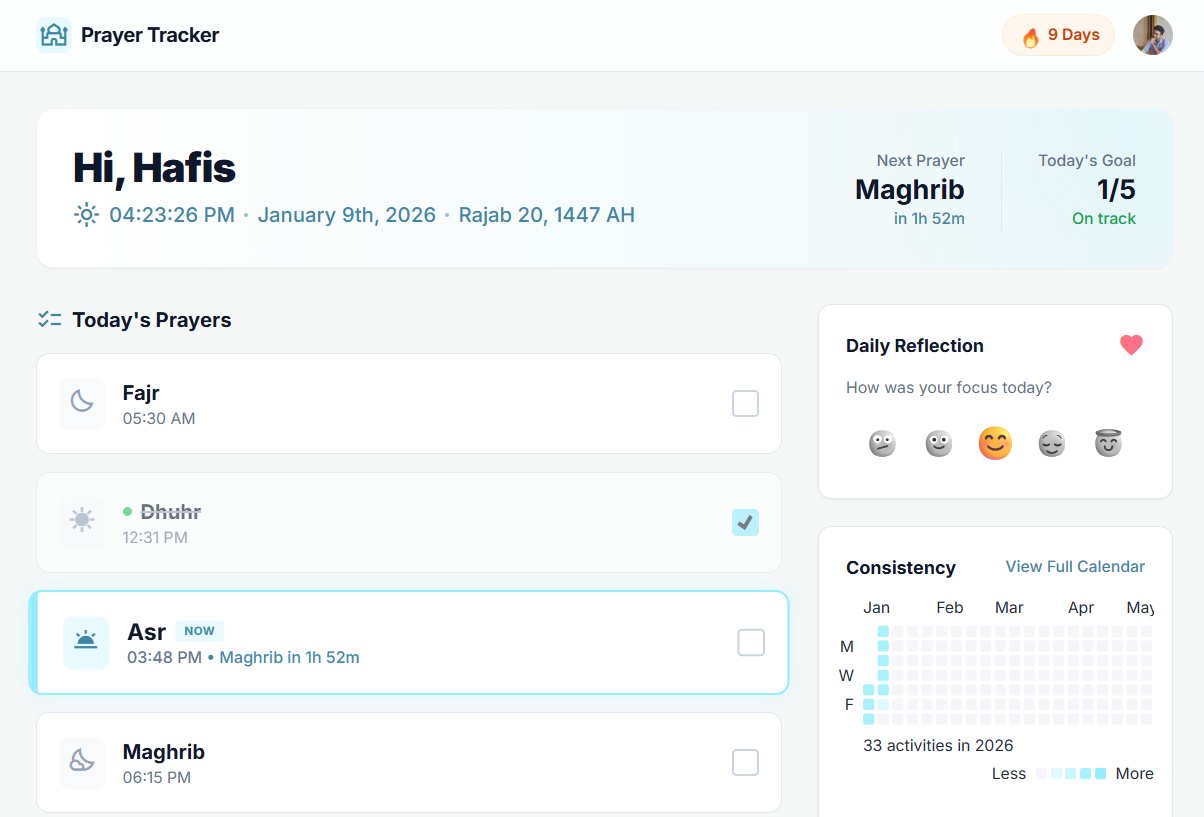 Islamic Prayer Tracker gallery image