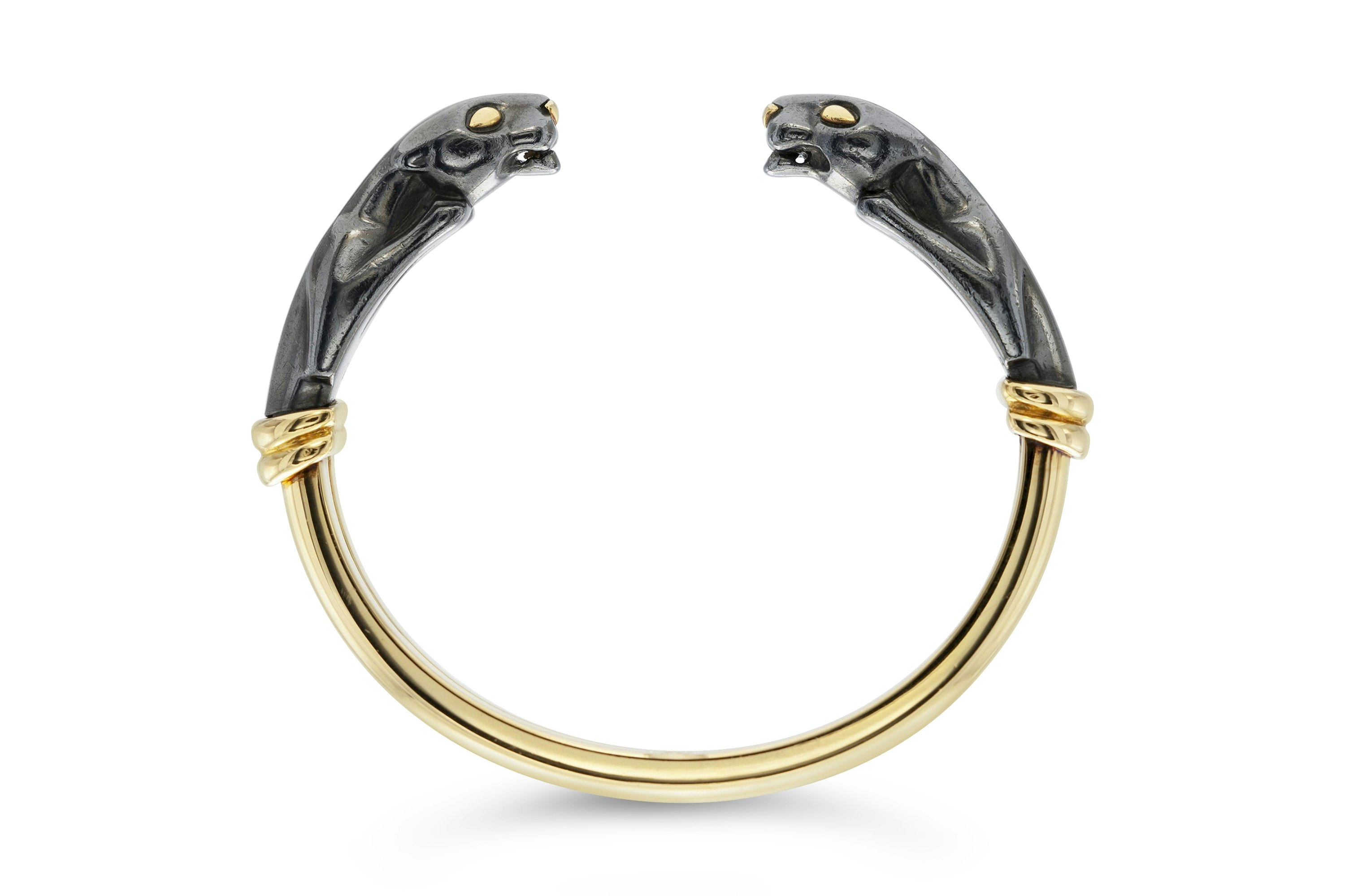 ซื้อ Cartier Double Headed Panther Bangle - แนะนำ Cartier Hematite Double Headed Panther Panther media 2
