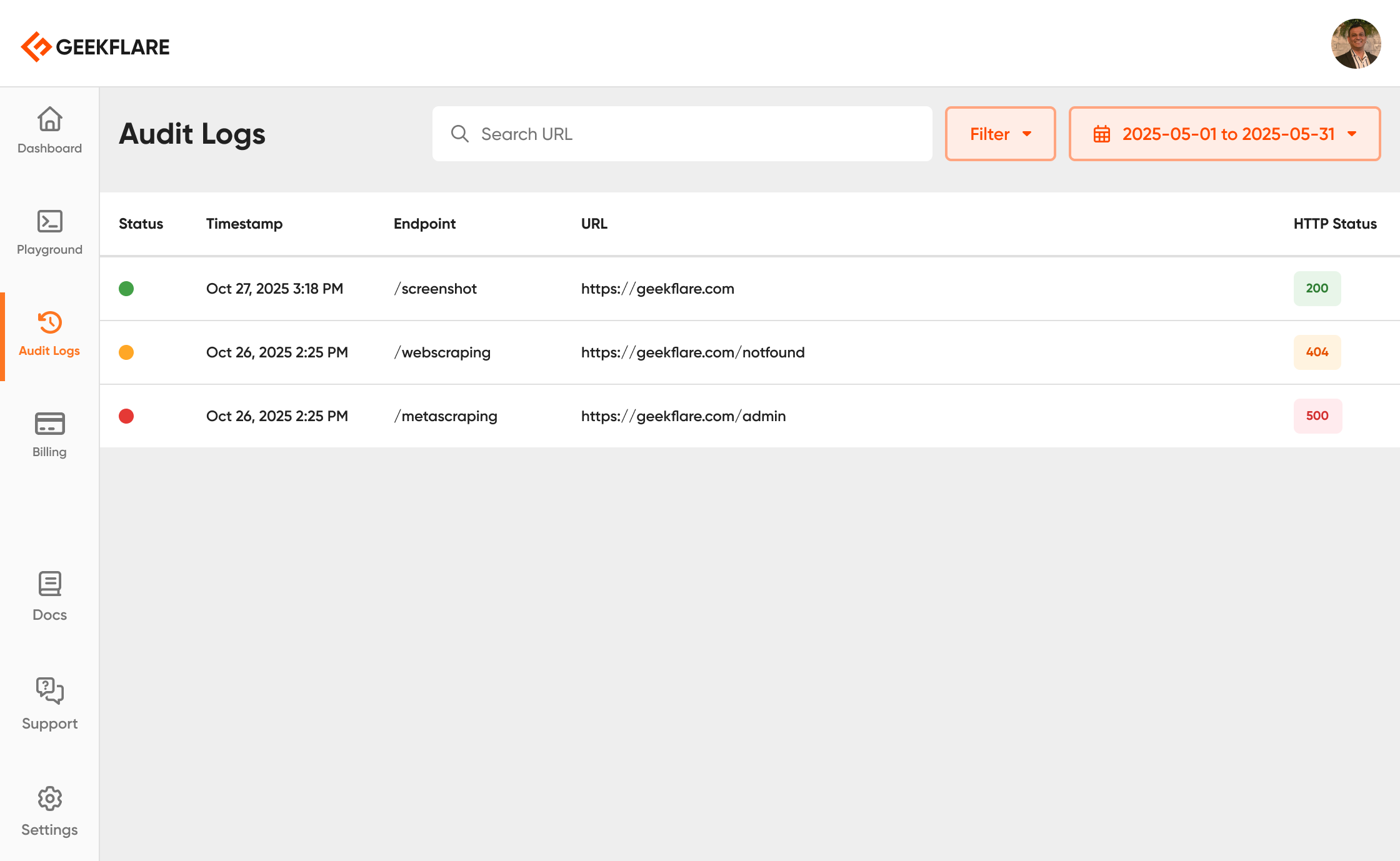 Geekflare API gallery image