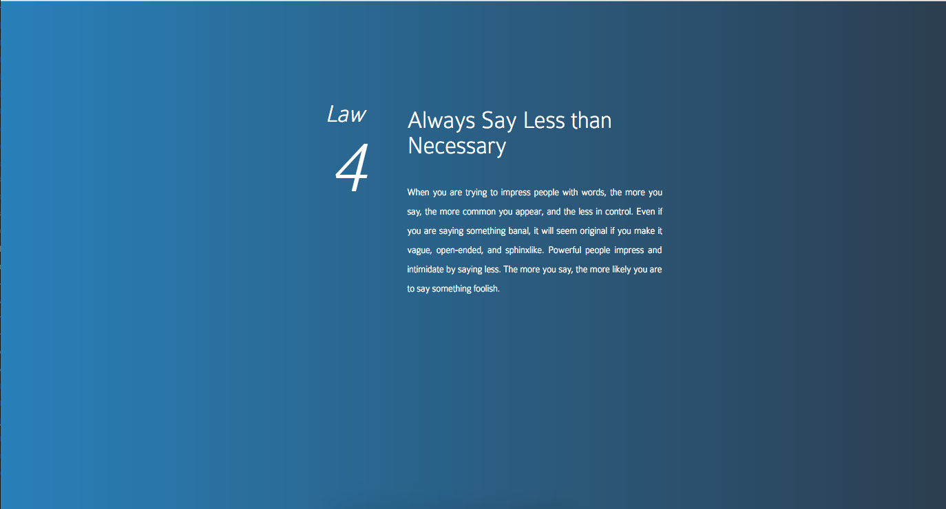 Random 48 Laws of Power gallery image