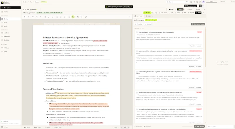 Barzero.ai screenshot 2