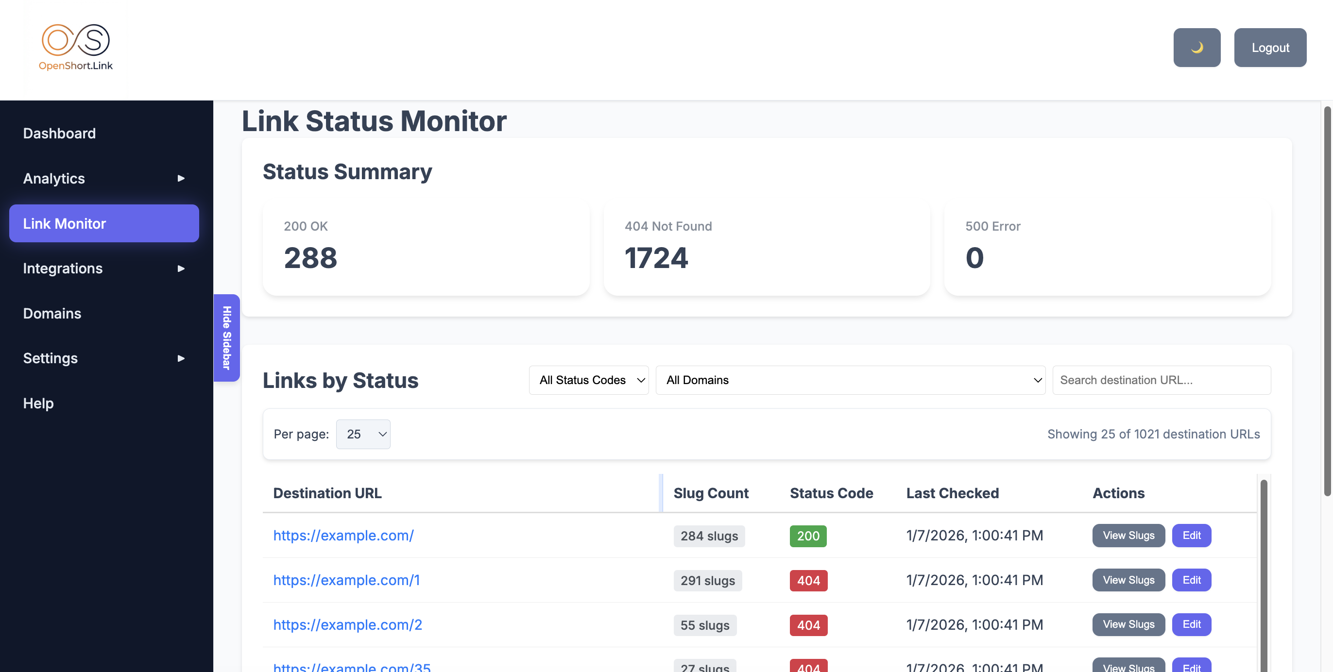 OpenShort.Link - Screenshot 3 showing product features and functionality