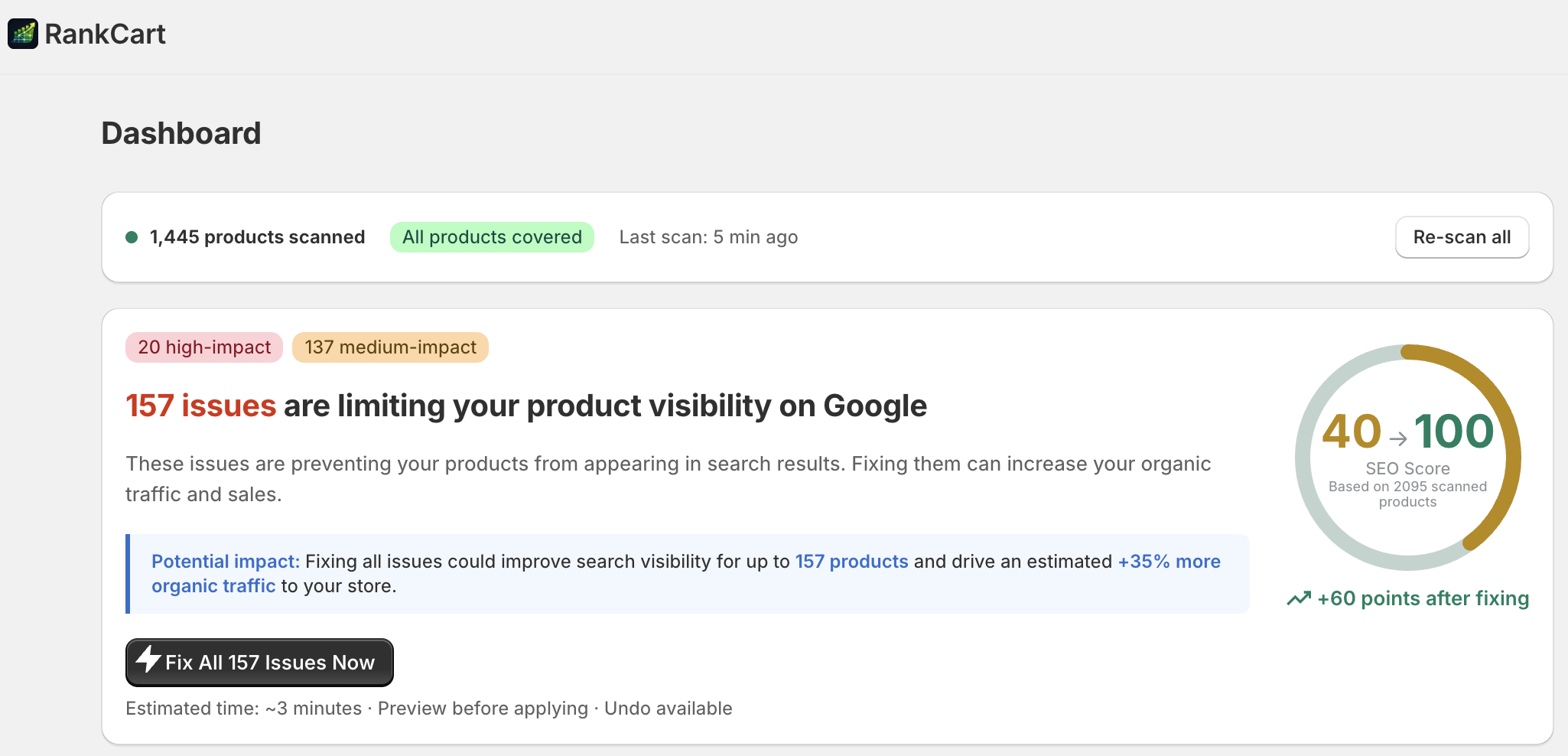 RankCart - Shopify gallery image