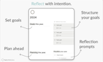 Yearly Reflections Template image
