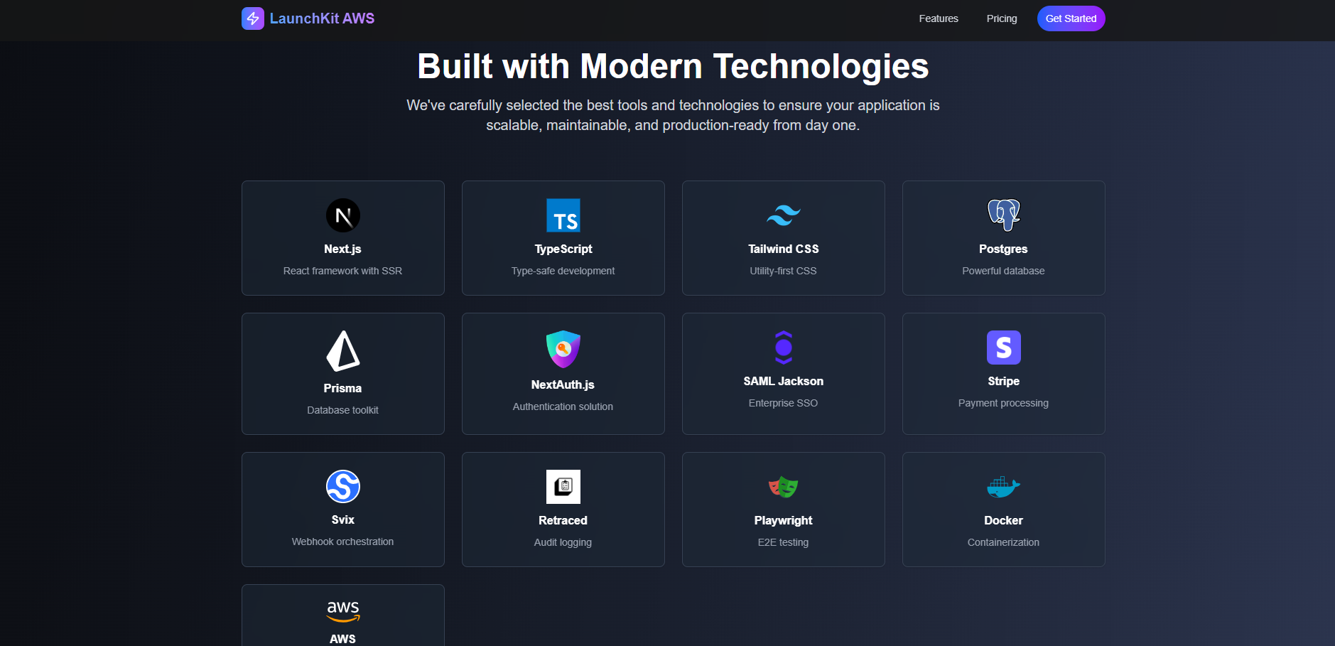 LaunchKit AWS gallery image