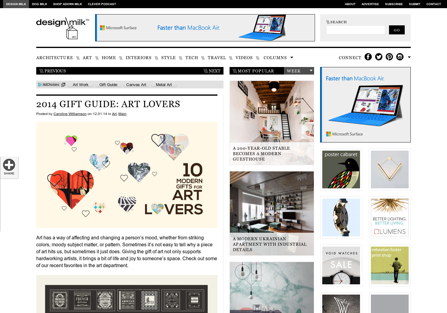 Design Milk's Gift Guide