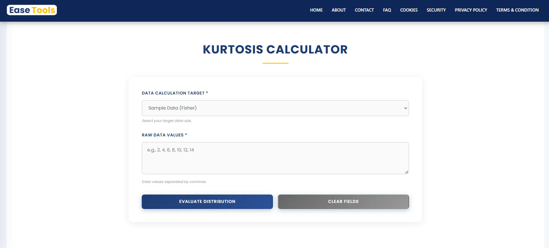 Kurtosis Calculator gallery image