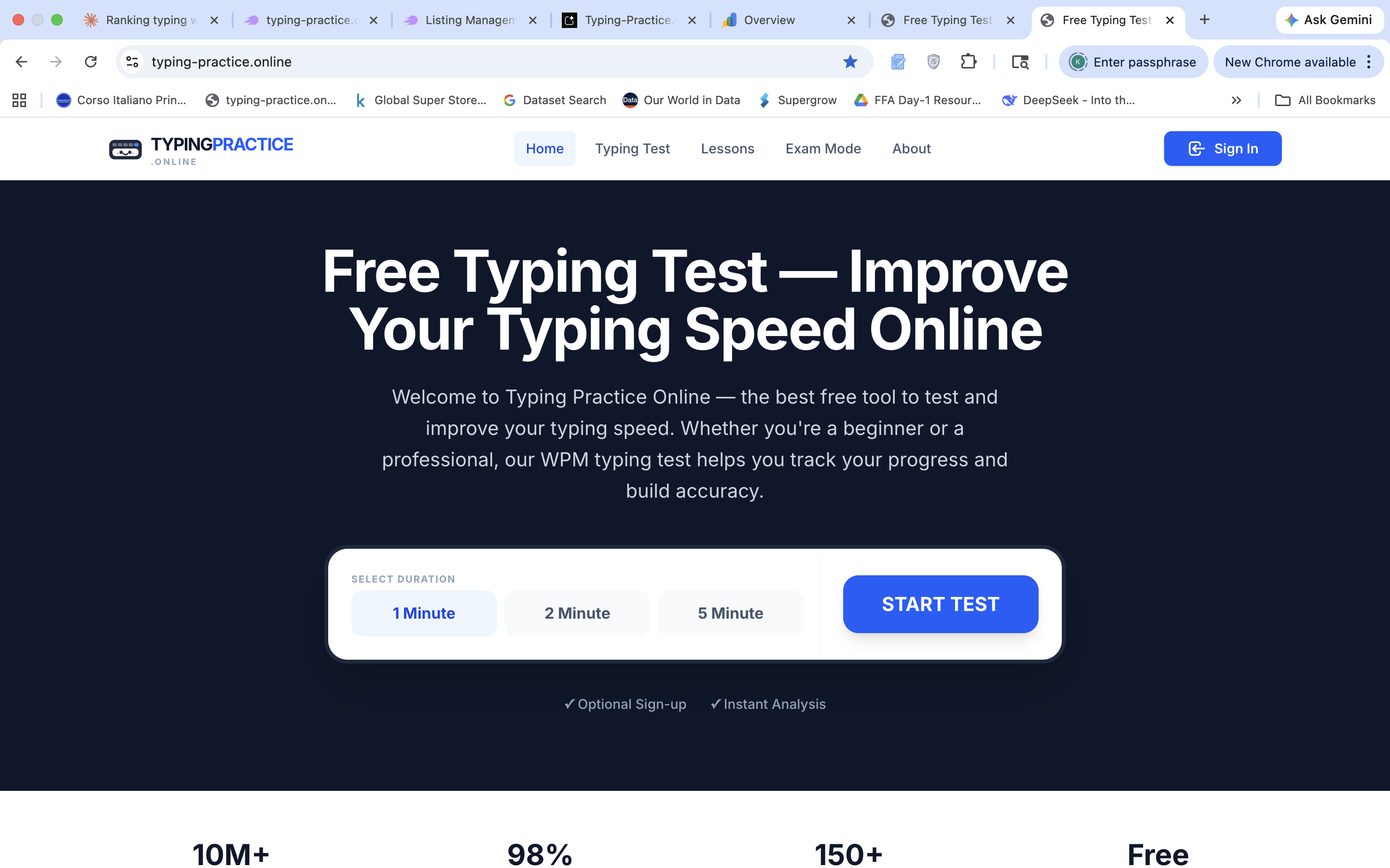 Typing Practice Online gallery image