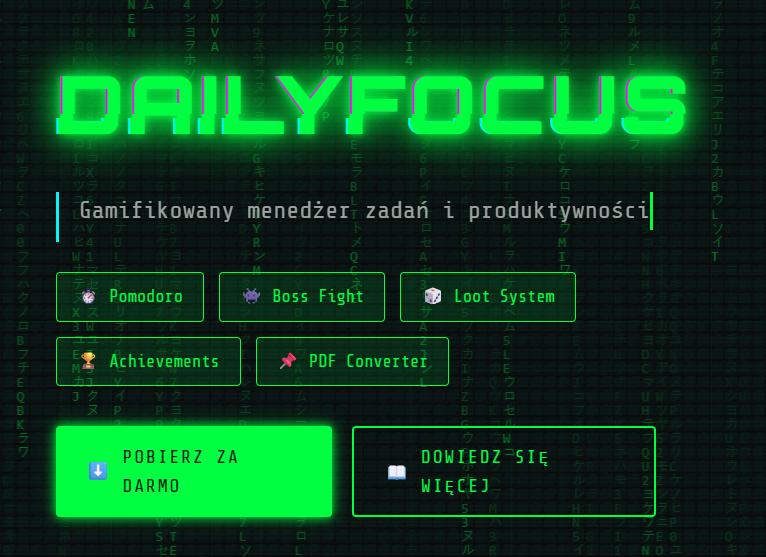 DailyFocus - Screenshot 3 showing product features and functionality