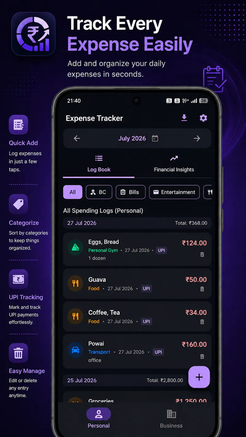 Expense Tracker: Offline screenshot 2