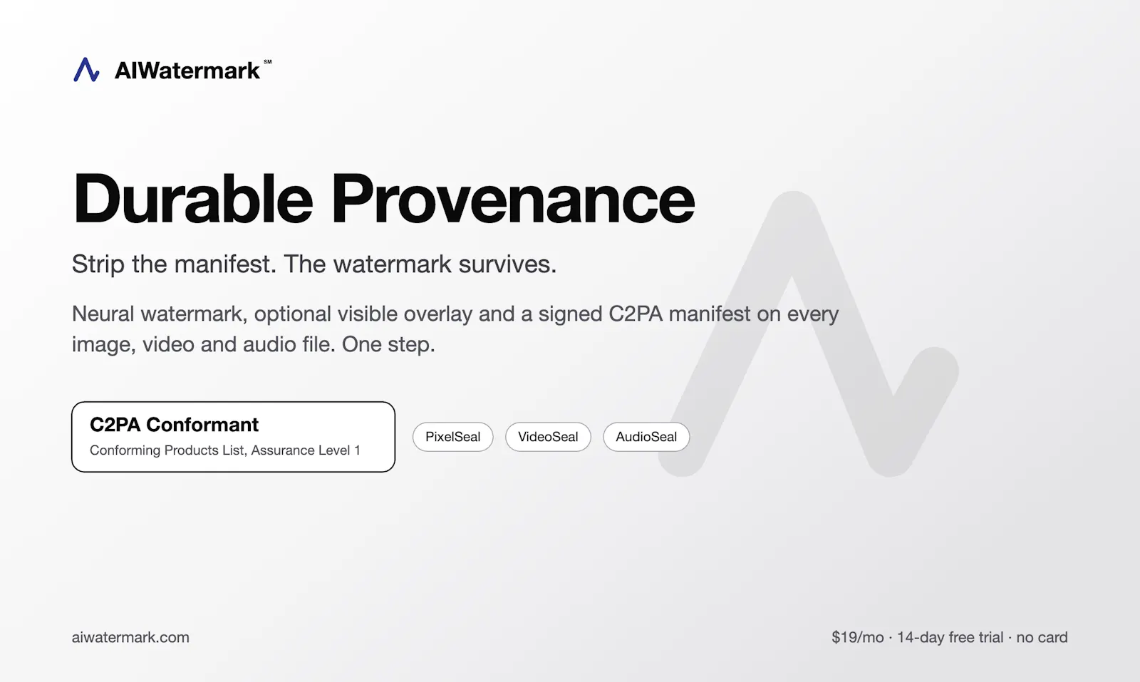 AIWatermark: C2PA Conformant screenshot 1