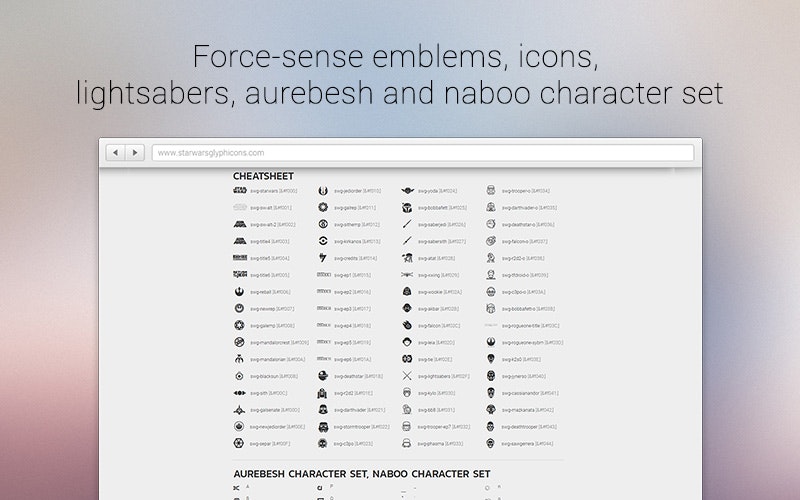 Star Wars GlyphIcons gallery image