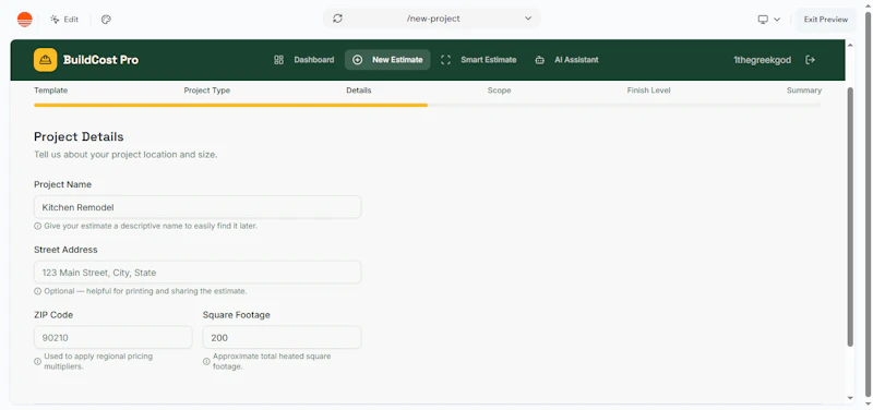 BuildCost Pro screenshot 4