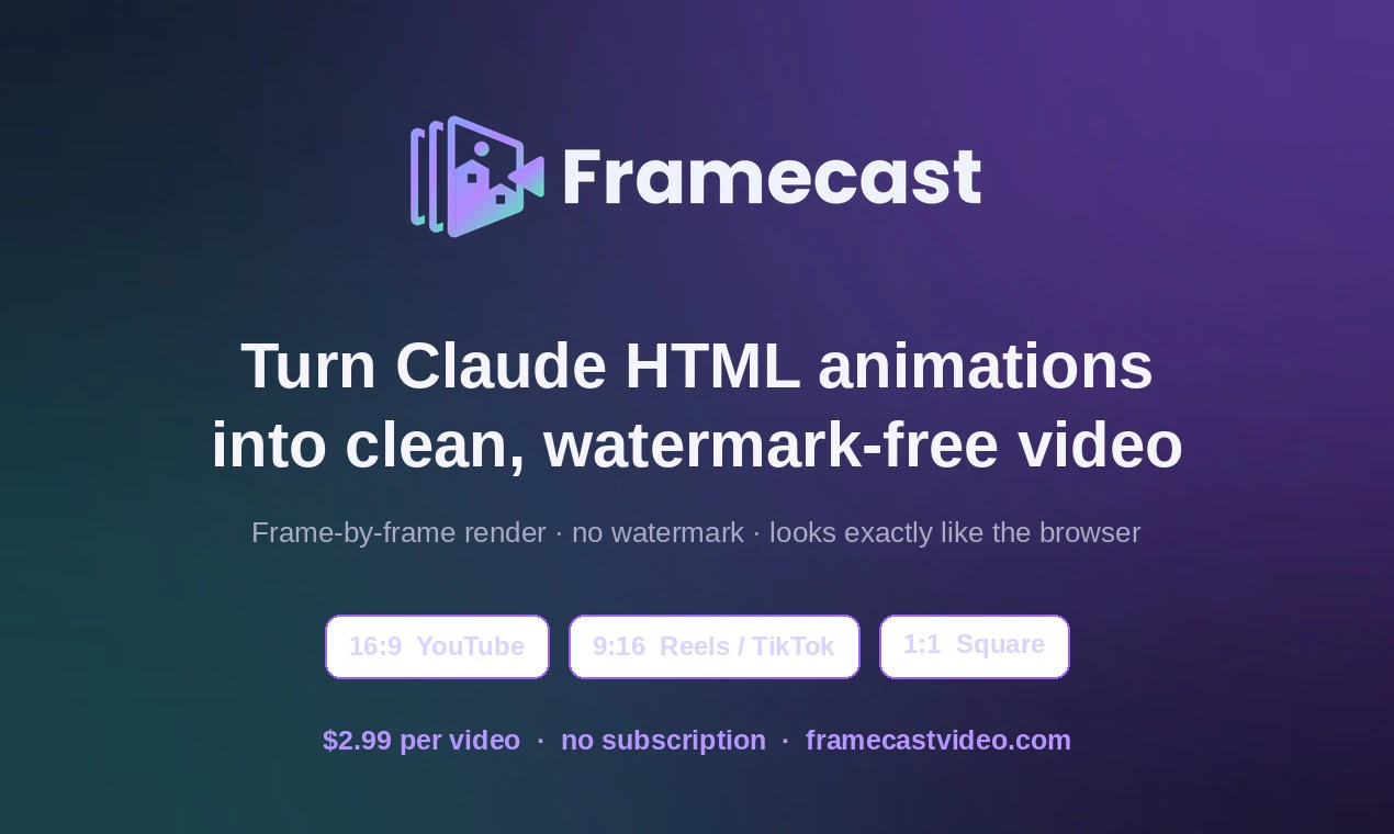 Framecast 截图