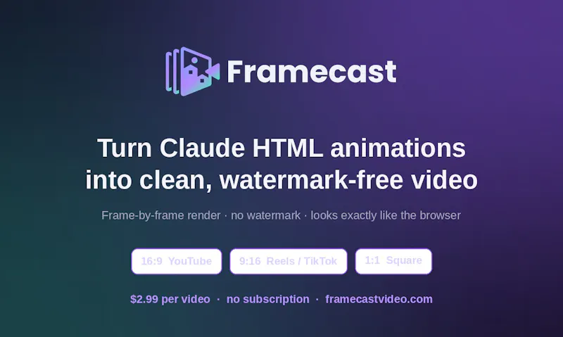 Framecast screenshot 2