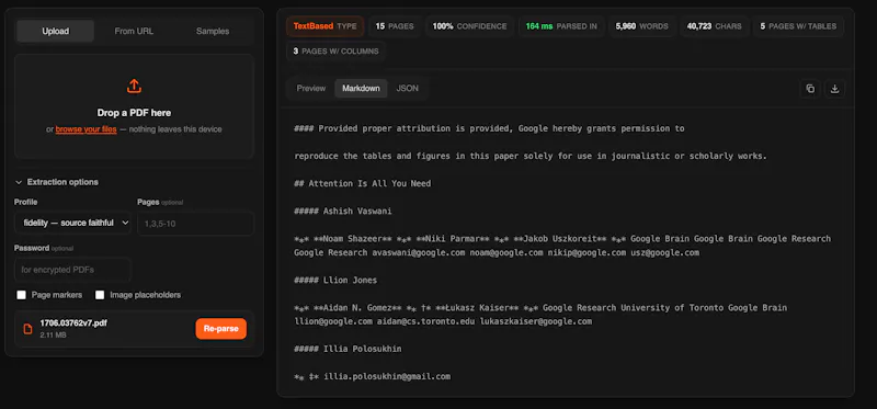 PDF Inspector Web UI screenshot 2
