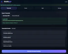 Karaokesubs for Premiere Pro gallery image