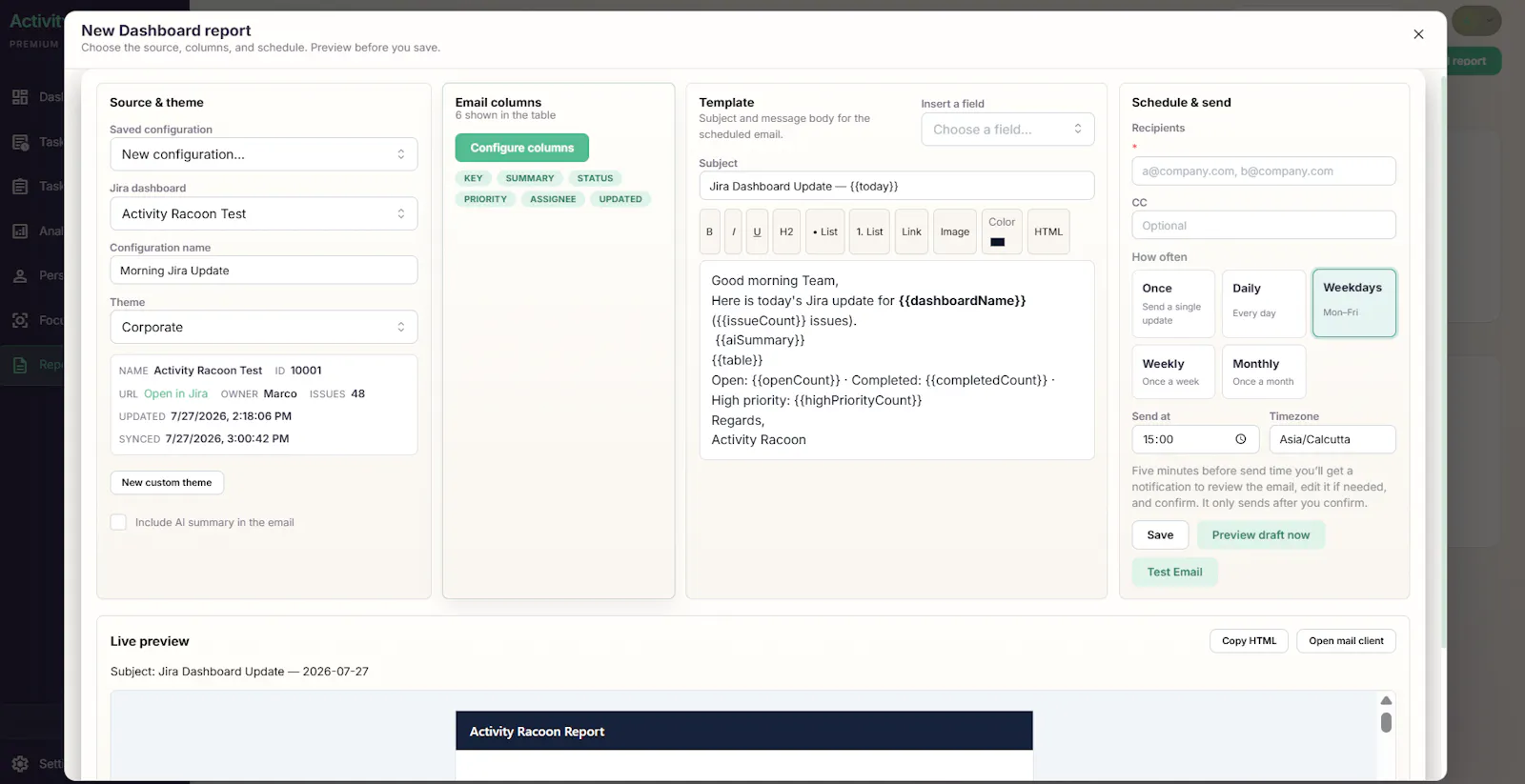 Activity Racoon screenshot 7