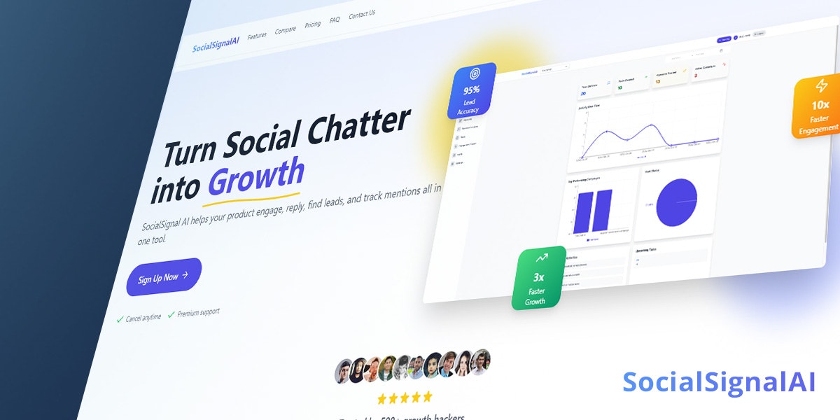 startuptile SocialSignal AI-Turn social chatter into startup growth