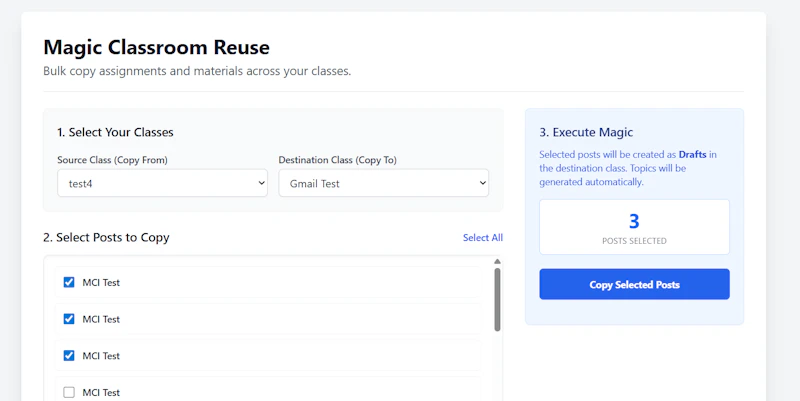 Magic Classroom Reuse screenshot 3