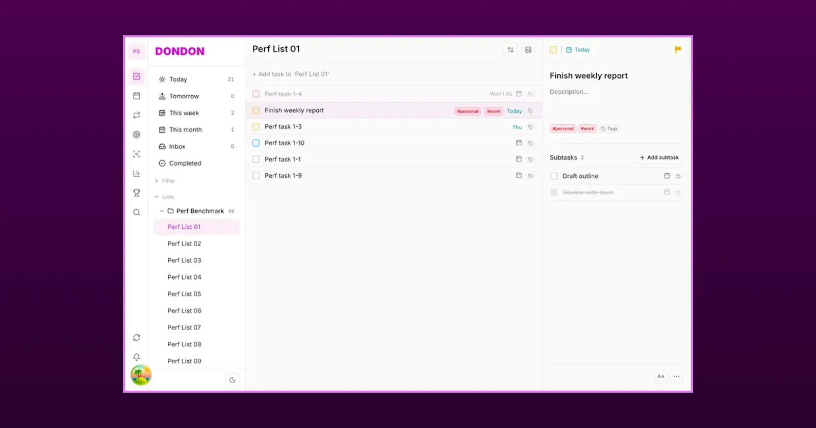 DonDon screenshot 1