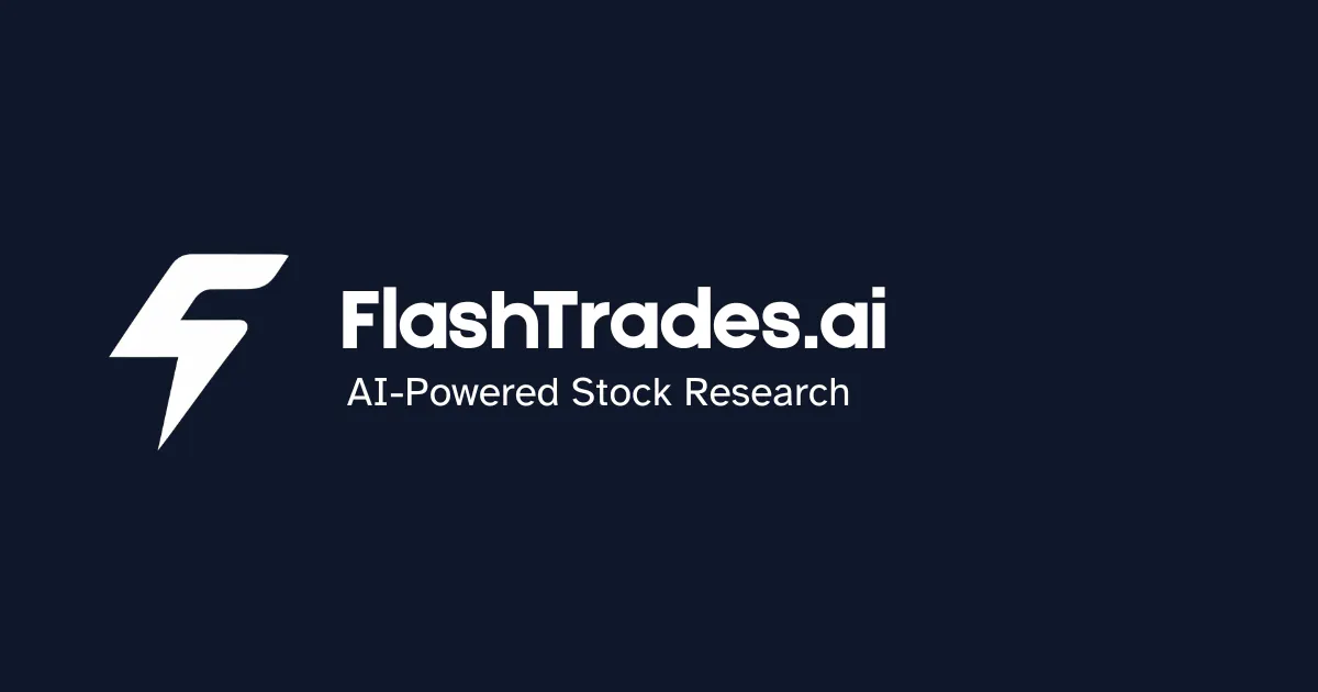 FlashTrades.ai 제품 배너