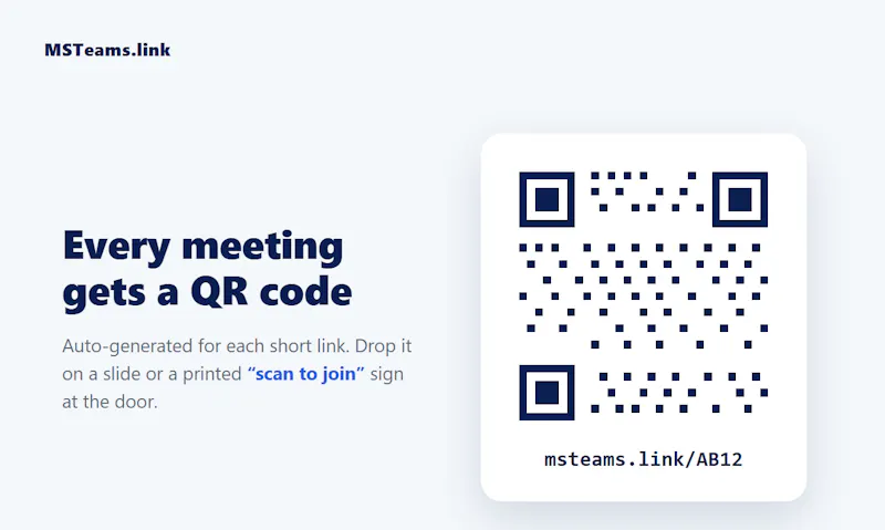 MSTeams.link screenshot 2