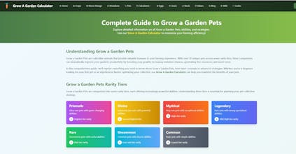 Grow A Garden Calculator gallery image