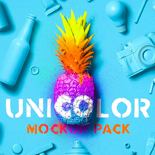 Unicolor Mockup Pack For Photoshop
