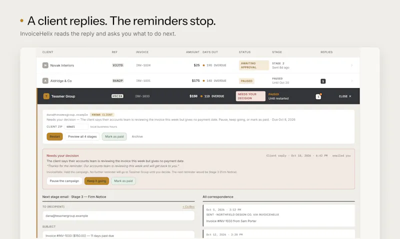 InvoiceHelix screenshot 3