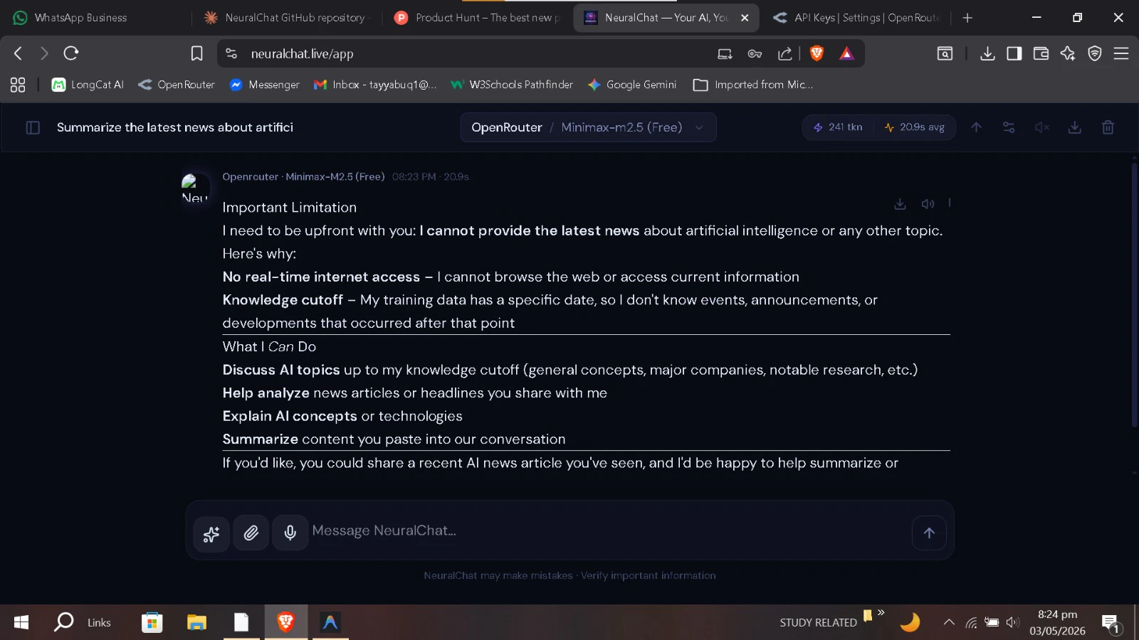 NeuralChat screenshot 3