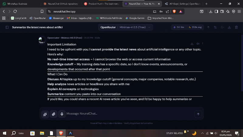 NeuralChat screenshot 3