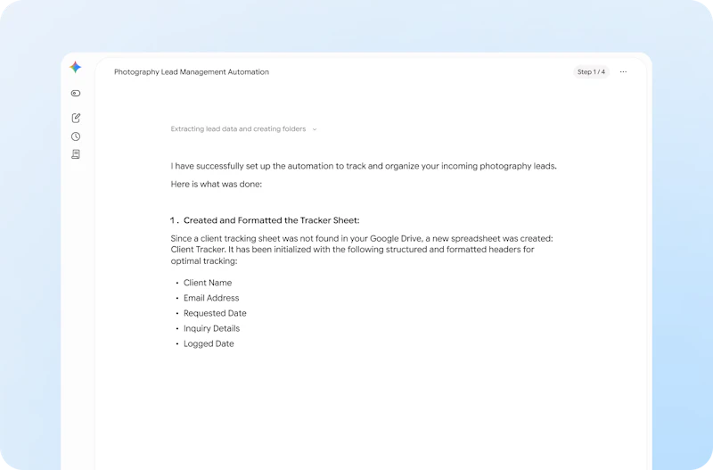 Gemini Spark screenshot 4