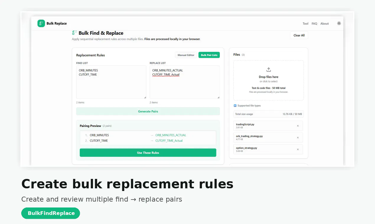 BulkFindReplace gallery image