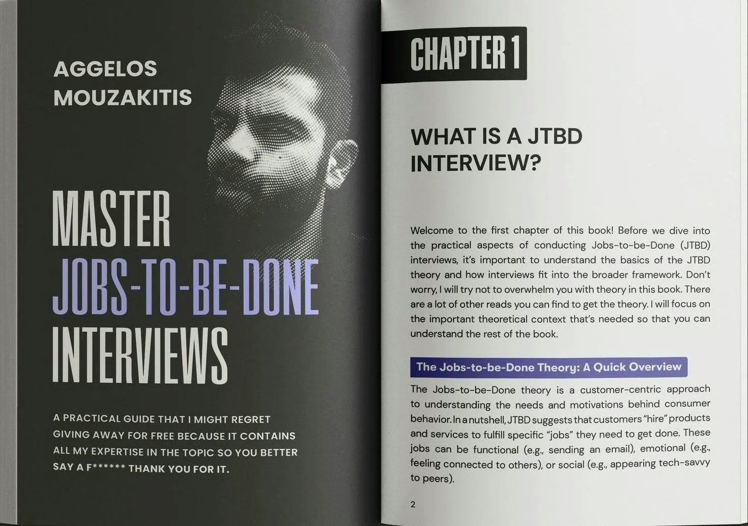 การสัมภาษณ์อาจารย์ JTBD - หนังสือที่ไม่มีความขุ่นมัว media 1