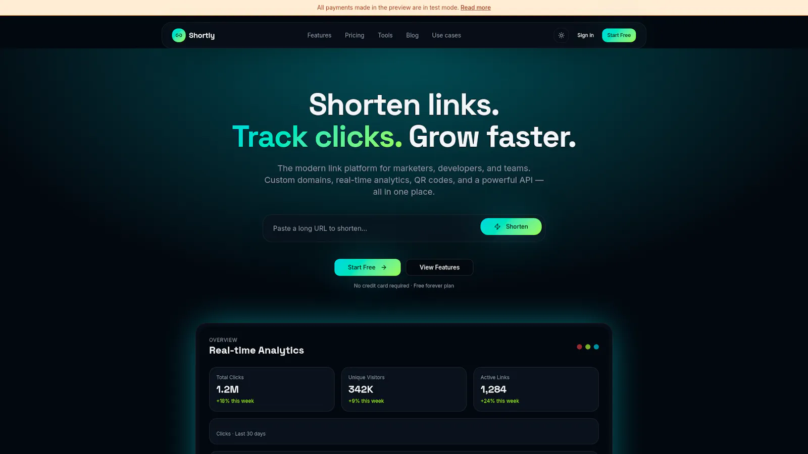Shortly (or Shortly by SwiftLink) screenshot 1